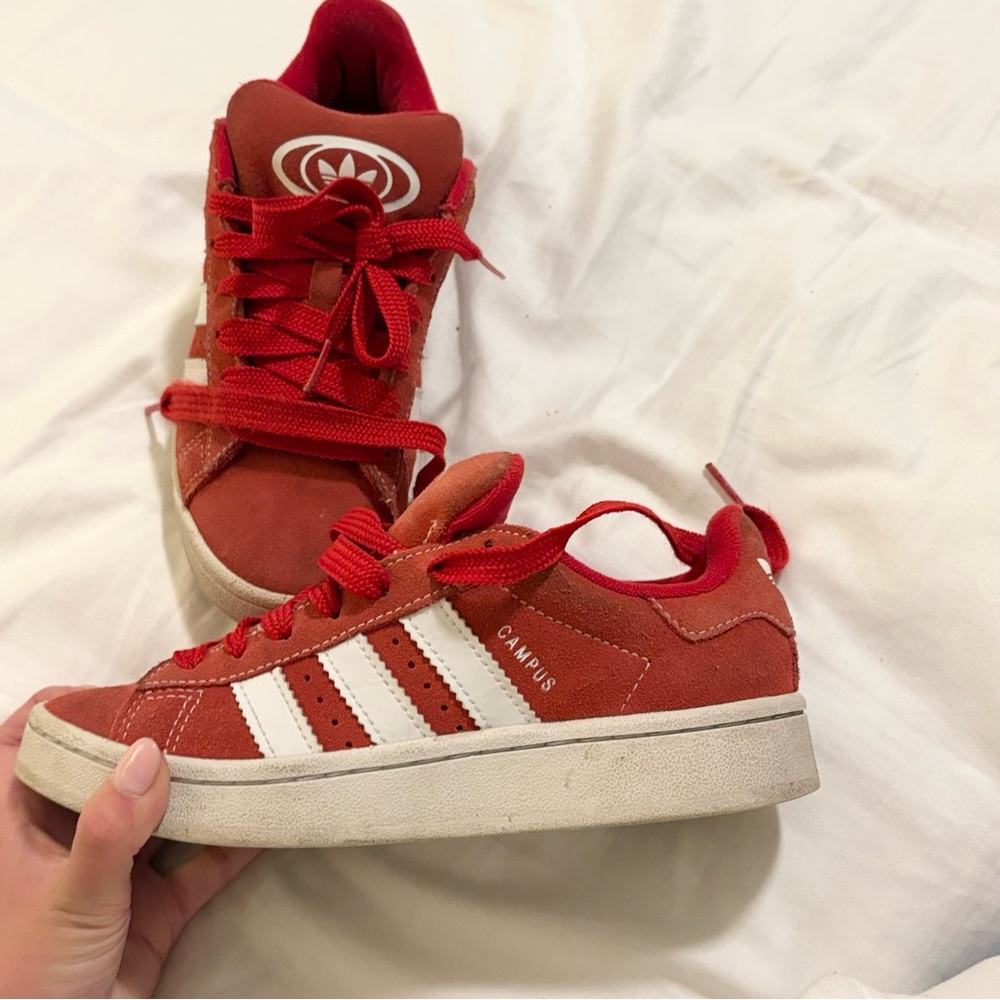 Adidas Campus Red and White